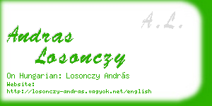 andras losonczy business card